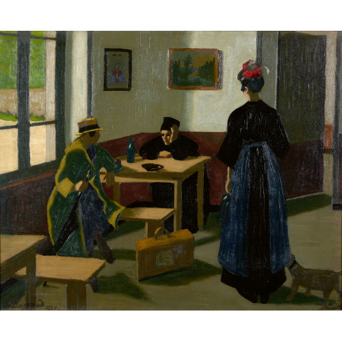 MARIUS BORGEAUD : 'La visiteuse' (DOBIASCHOFSKY AUKTIONEN AG)