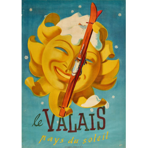 HERBERT BERTHOLD) LIBIS (EIGTL. LIBISZEWSKI : 'Le Valais pays du soleil' (DOBIASCHOFSKY AUKTIONEN AG)