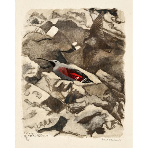 ROBERT HAINARD : 'Grimpereau et hirondelle de rochers' (DOBIASCHOFSKY AUKTIONEN AG)