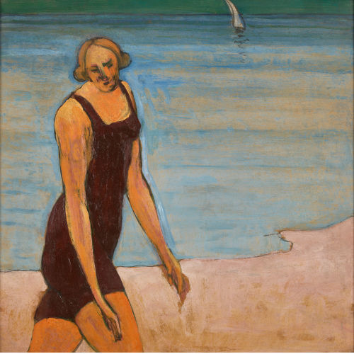 ALBERT SCHMIDT : La baigneuse (DOBIASCHOFSKY AUKTIONEN AG)