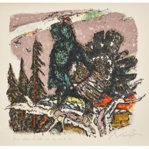 ALOIS CARIGIET : Auerhahn (DOBIASCHOFSKY AUKTIONEN AG)