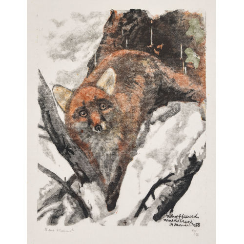 ROBERT HAINARD : 'Le renard passe sous moi' (DOBIASCHOFSKY AUKTIONEN AG)