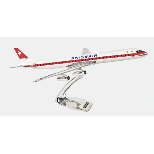 SWISSAIR : Modellflugzeug McDonnell Douglas DC-8 (DOBIASCHOFSKY AUKTIONEN AG)