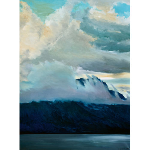 KURT VON BALLMOOS : Wolken �ber einem See (DOBIASCHOFSKY AUKTIONEN AG)