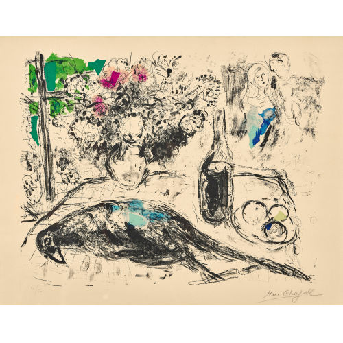 MARC CHAGALL : 'Le faisan' (DOBIASCHOFSKY AUKTIONEN AG)