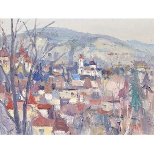 EMIL CIOCOIU : 'Pieszj la Sighisoara' (DOBIASCHOFSKY AUKTIONEN AG)