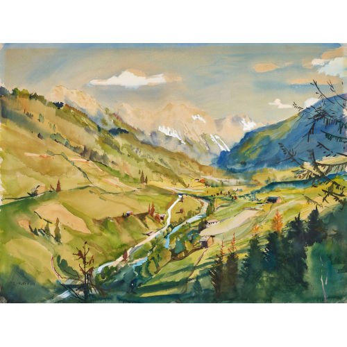 ERNST HUBER : 'Niedere Tauern' (DOBIASCHOFSKY AUKTIONEN AG)