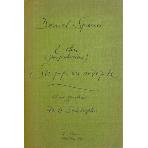 DANIEL SPOERRI : 'Zehn Suppenrezepte' (DOBIASCHOFSKY AUKTIONEN AG)