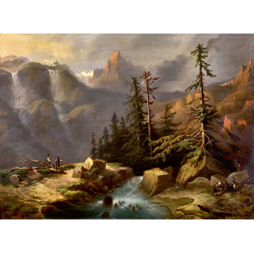 JEAN MARC BENJAMIN TEPPING : Gebirgslandschaft (DOBIASCHOFSKY AUKTIONEN AG)