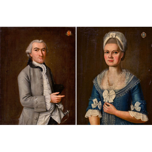 F. SCHEIBLER : Portr�ts von Maria (1751-1781) und Samuel Bay (1740-1815) (DOBIASCHOFSKY AUKTIONEN AG)