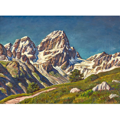 OSCAR NUSSIO : Piz Buin (Val Tuoi) (DOBIASCHOFSKY AUKTIONEN AG)