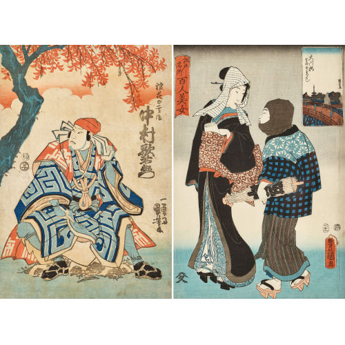 KUNISADA (TOYOKUNI III) UTAGAWA : Konvolut (DOBIASCHOFSKY AUKTIONEN AG)