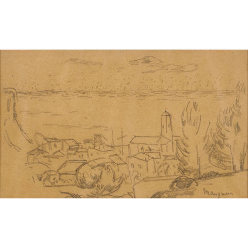 HENRI CHARLES MANGUIN : Le village (DOBIASCHOFSKY AUKTIONEN AG)