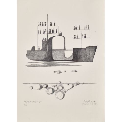 OTTO TSCHUMI : 'Pute des Almadies, Senegal' (DOBIASCHOFSKY AUKTIONEN AG)