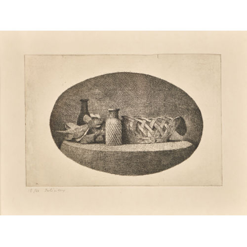 G�RARD DE PAL�ZIEUX : 'Nature morte ovale' (DOBIASCHOFSKY AUKTIONEN AG)