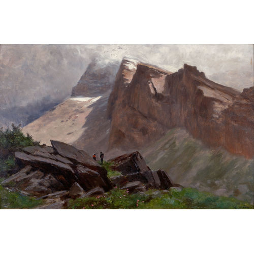 GUSTAVE EUG�NE CASTAN : 'Rinderhorn. Berne' (DOBIASCHOFSKY AUKTIONEN AG)