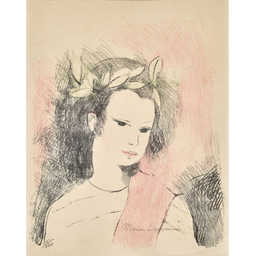 MARIE LAURENCIN : 'La Muse couronn�e' (DOBIASCHOFSKY AUKTIONEN AG)