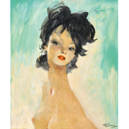 JEAN-GABRIEL DOMERGUE : 'Denise' (DOBIASCHOFSKY AUKTIONEN AG)