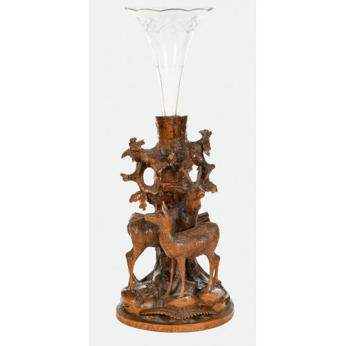 BRIENZER SCHNITZEREI : Vase, Ende 19. Jh./Anfang 20. Jh (DOBIASCHOFSKY AUKTIONEN AG)