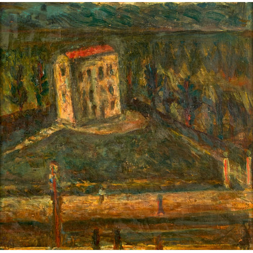 REN� AUBERJONOIS : 'Gare - Station l'Asile' (DOBIASCHOFSKY AUKTIONEN AG)