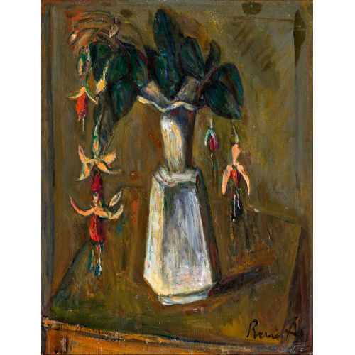 REN� AUBERJONOIS : 'Nature morte (fuchsias)' (DOBIASCHOFSKY AUKTIONEN AG)