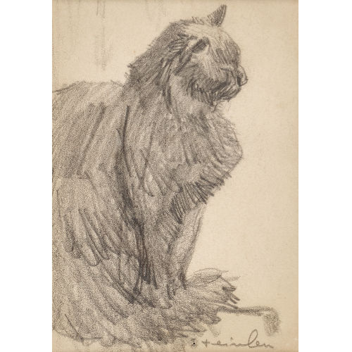 TH�OPHILE-ALEXANDRE STEINLEN : Le chat (DOBIASCHOFSKY AUKTIONEN AG)