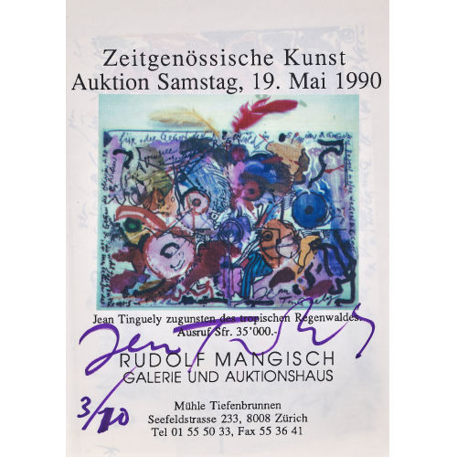 JEAN TINGUELY : Konvolut (DOBIASCHOFSKY AUKTIONEN AG)