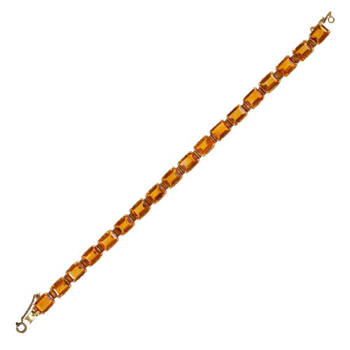 CITRIN-BRACELET : (DOBIASCHOFSKY AUKTIONEN AG)