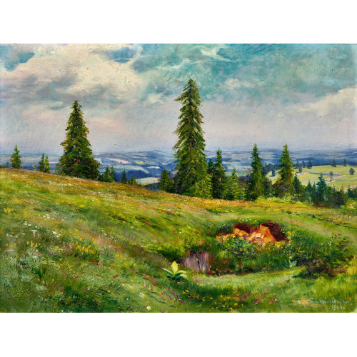 CHARLES L'EPLATTENIER : Paysage jurassien (DOBIASCHOFSKY AUKTIONEN AG)