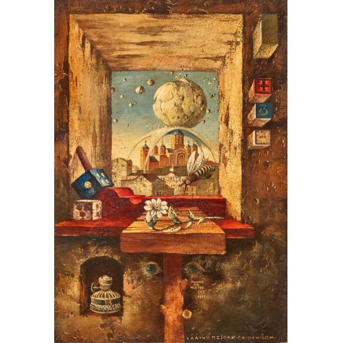 MILIC) MILIC OD MACVE (EIGTL. STANKOVIC : 'Le paysage d'or avec la gu�pe' (DOBIASCHOFSKY AUKTIONEN AG)