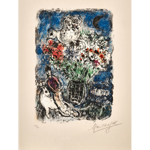 MARC CHAGALL : 'Der Nachtstrauss' (DOBIASCHOFSKY AUKTIONEN AG)