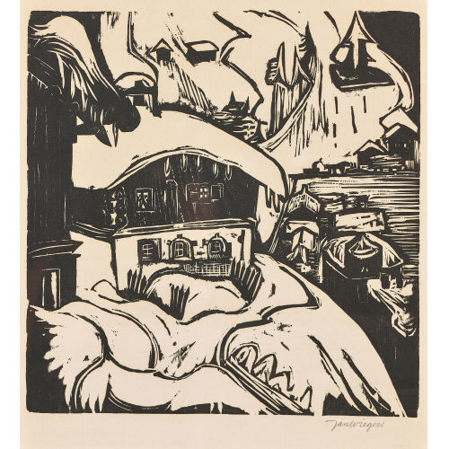 JAN WIEGERS : Ernst Ludwig Kirchners Haus auf dem Wildboden (DOBIASCHOFSKY AUKTIONEN AG)