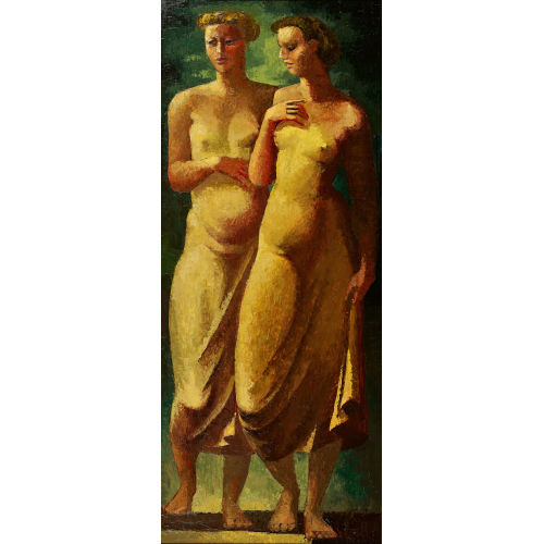 HERMANN PIEPER : Zwei Frauen in leichter Kleidung (DOBIASCHOFSKY AUKTIONEN AG)