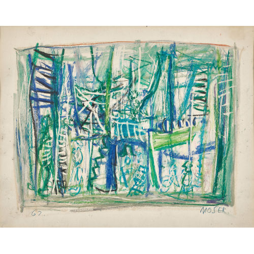 WILFRID MOSER : Ohne Titel (DOBIASCHOFSKY AUKTIONEN AG)