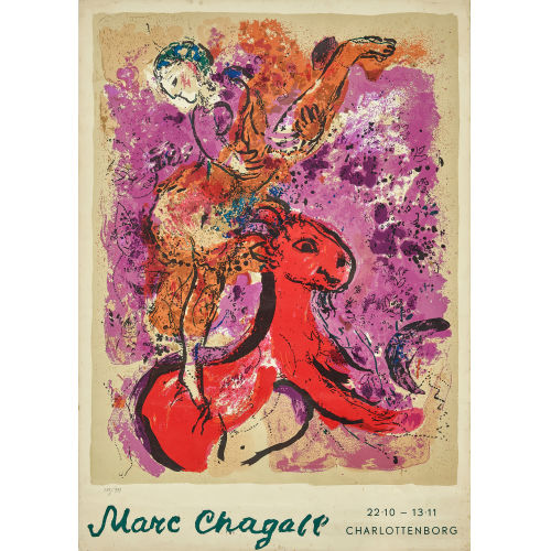 MARC CHAGALL : 'Marc Chagall 22.10. - 13.11. Charlottenborg' (DOBIASCHOFSKY AUKTIONEN AG)