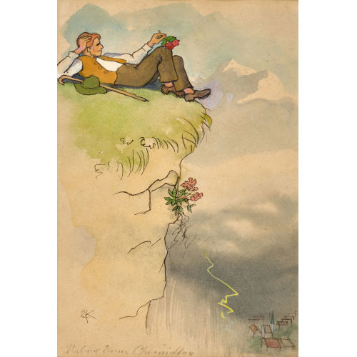 ERNST KREIDOLF : 'Nach dem Gewitter' (DOBIASCHOFSKY AUKTIONEN AG)