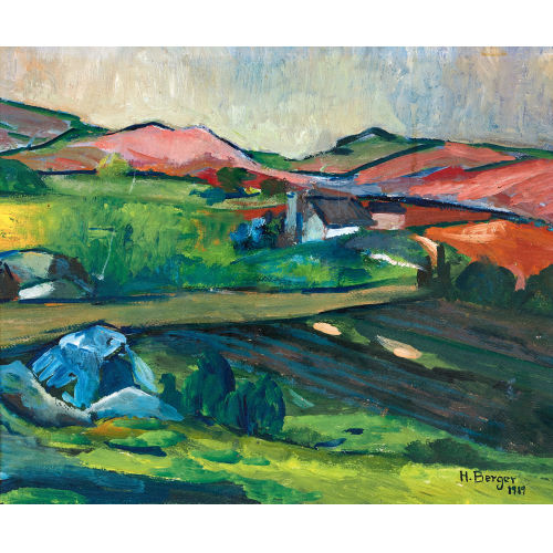 HANS BERGER : Weite Landschaft (DOBIASCHOFSKY AUKTIONEN AG)