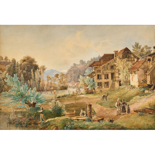 JOHANN BAPTIST MARZOHL : Littau im Reusstal (DOBIASCHOFSKY AUKTIONEN AG)