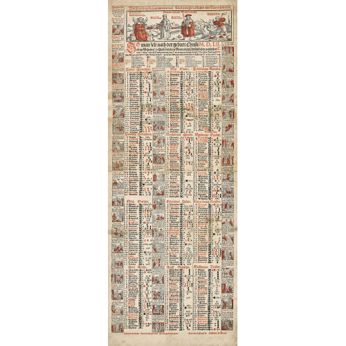 16. JH. SCHWEIZ : Z�rcher Kalender (DOBIASCHOFSKY AUKTIONEN AG)
