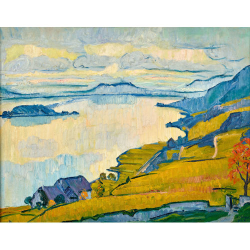 ERNST SAMUEL GEIGER : 'Herbstnachmittag am Bielersee' (DOBIASCHOFSKY AUKTIONEN AG)
