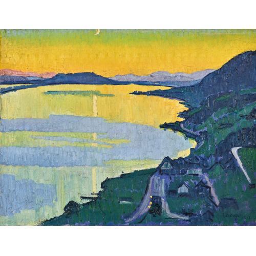 ERNST SAMUEL GEIGER : 'Nach Sonnenuntergang' (DOBIASCHOFSKY AUKTIONEN AG)