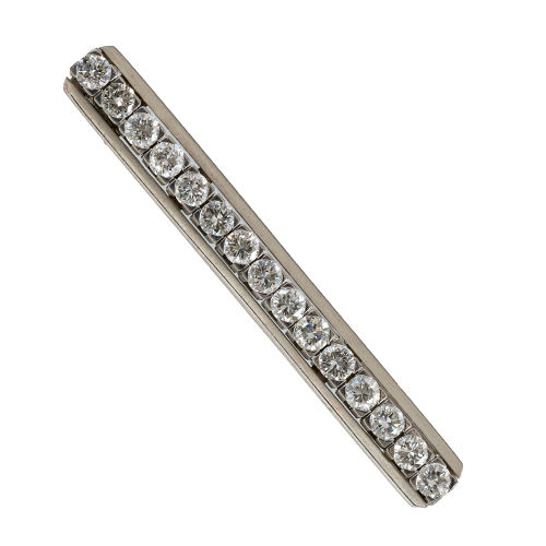 DIAMANT-BROSCHE : (DOBIASCHOFSKY AUKTIONEN AG)