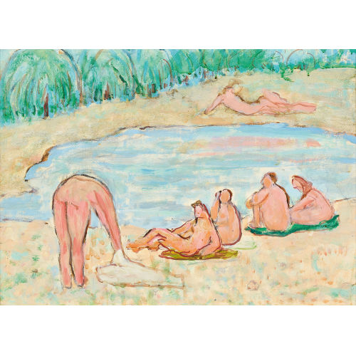 ALBERT SCHMIDT : Baigneuses (DOBIASCHOFSKY AUKTIONEN AG)