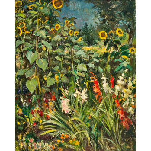 FRITZ P�MPIN : 'Gartenausschnitt' (DOBIASCHOFSKY AUKTIONEN AG)