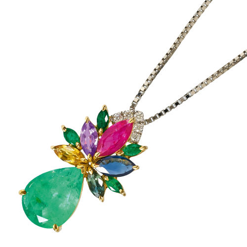 EDELSTEIN-COLLIER : (DOBIASCHOFSKY AUKTIONEN AG)