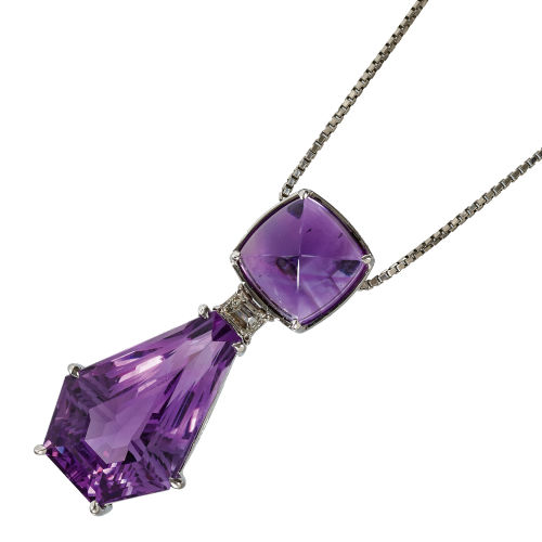 AMETHYST-COLLIER : (DOBIASCHOFSKY AUKTIONEN AG)