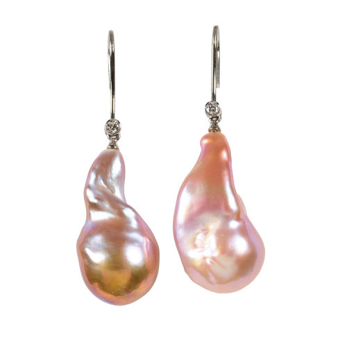 PERLEN-DIAMANT-OHRH�NGER : (DOBIASCHOFSKY AUKTIONEN AG)