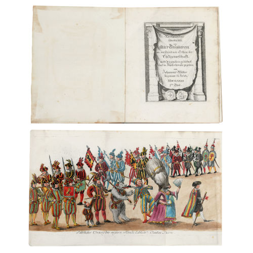 JOHANNES M�LLER : 'Merckw�rdige �berbleibsel von Alter-Th�meren an verschiedenen Orthen der Eydtgenosschaft (DOBIASCHOFSKY AUKTIONEN AG)