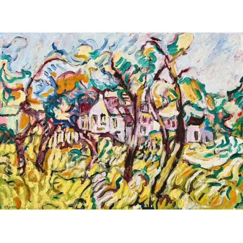 JEAN-LOUIS PIGUET : Paysage de Provence (DOBIASCHOFSKY AUKTIONEN AG)