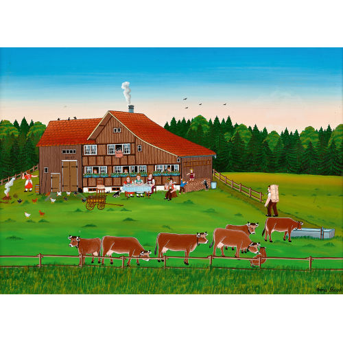 ANNA (EIGTL. JOSIPOVIC STAUB : Bauernhaus im Appenzellerland (DOBIASCHOFSKY AUKTIONEN AG)